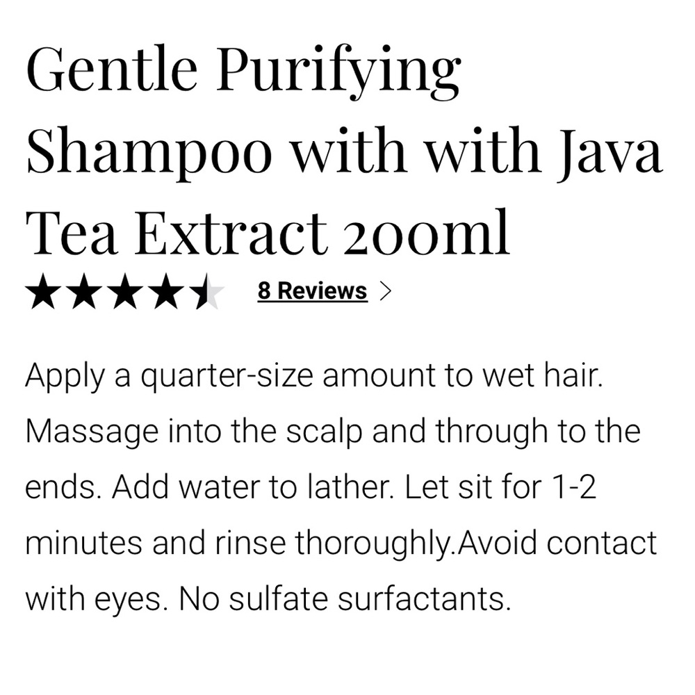 SISLEY Paris Gentle Purifying Shampoo with with Java Tea Extract 200ml FULL SIZE - Picture 3 of 6